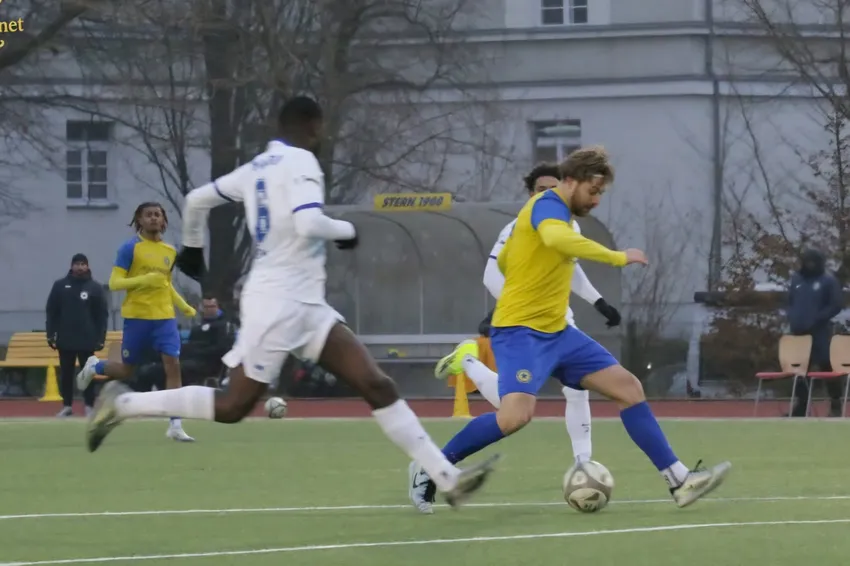 Nicolas Fäßler im Testspiel gegen TuS Makkabi, 24/1/26