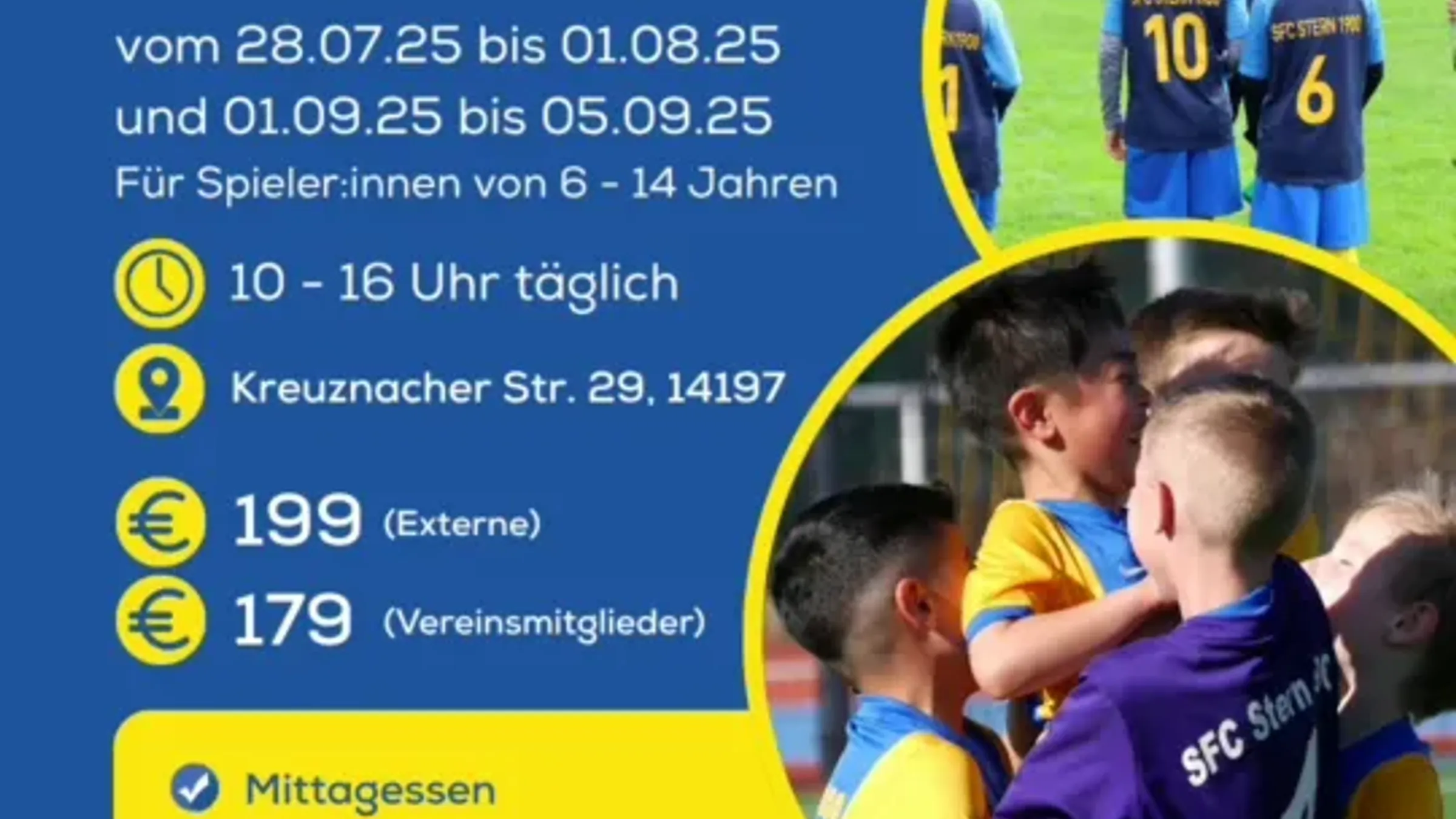 Flyer Feriencamps 2025