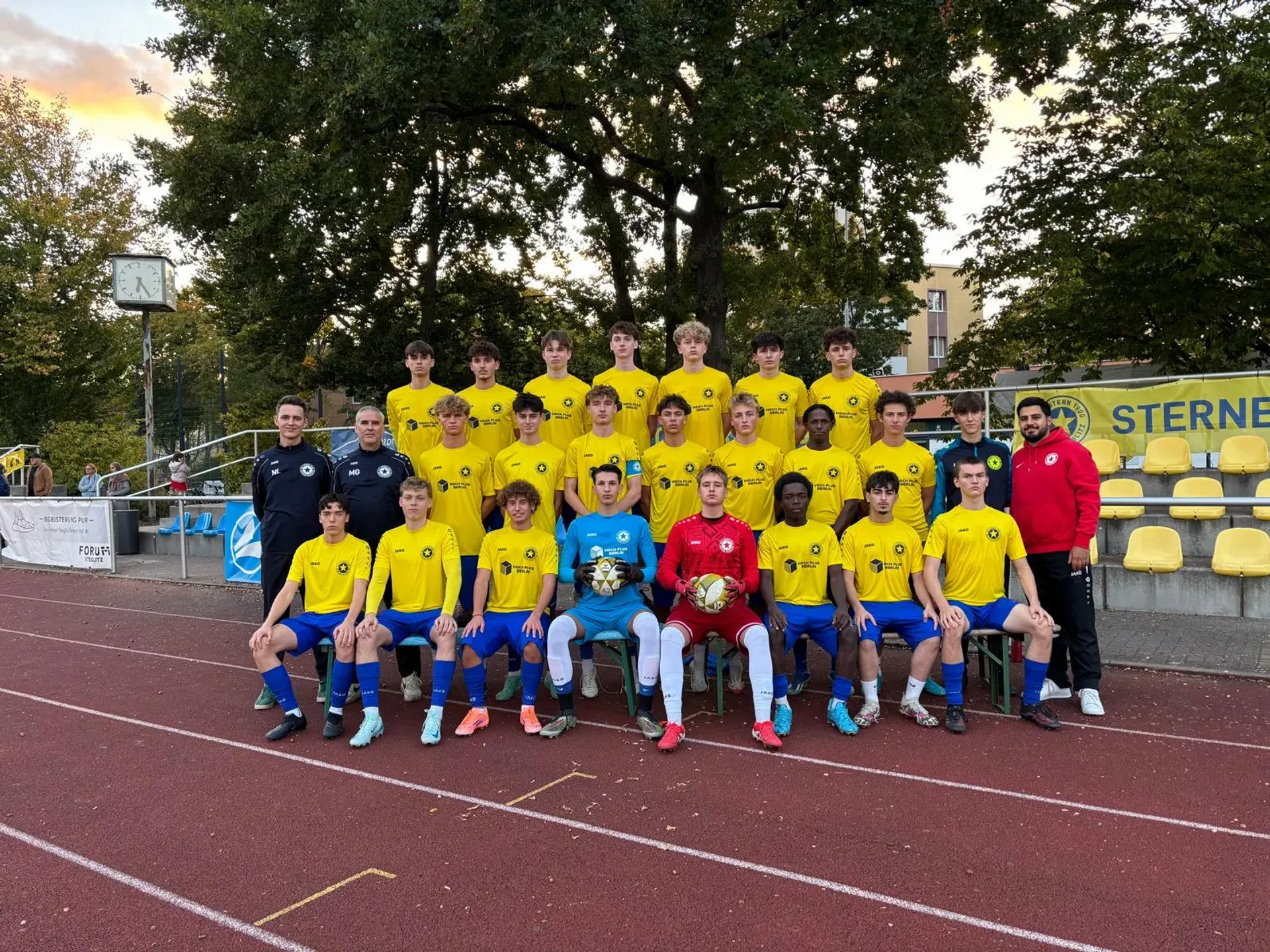 Mannschaftsfoto A2-Junioren